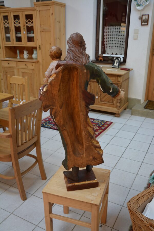 Holzfigur Josef mit Kind 1427 – Bild 2